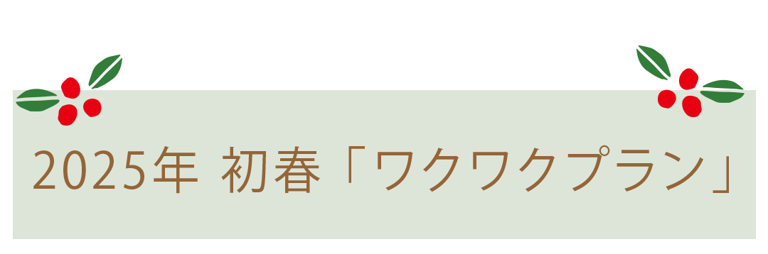 2025年 初春 「ワクワクプラン」